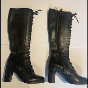 NWT ROBERTO DEL CARLO BRN LEATHER BOOTS FITS 38